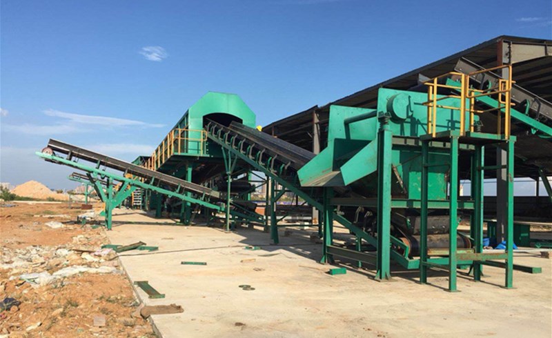 日處理140噸生活垃圾分選設備報價方案